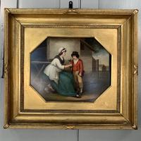 Antique Georgian oil painting study of mother and son at The Old Manor, Abbots Morton, Worcs (5 of 10) Antique Georgian oil painting study of mother and son at The Old Manor, Abbots Morton, Worcs (5 of 10)