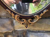 Pair of Quality Walnut & Parcel Gilt Oval Wall Mirrors (4 of 9) Pair of Quality Walnut & Parcel Gilt Oval Wall Mirrors (4 of 9)
