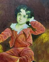 After: Sir Thomas Lawrence 'The Red Boy' Large Portrait Oil Painting (5 of 10) After: Sir Thomas Lawrence 'The Red Boy' Large Portrait Oil Painting (5 of 10)