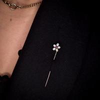 Boxed Antique Natural Opal & Spinel Silver Stick Pin Brooch (9 of 9) Boxed Antique Natural Opal & Spinel Silver Stick Pin Brooch (9 of 9)