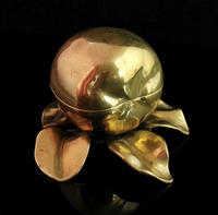 Antique Victorian Brass Inkwell, Apple (4 of 13) Antique Victorian Brass Inkwell, Apple (4 of 13)