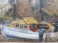 Oil on Canvas Cornish Harbour View Listed Artist Dora Johns 1966 (9 of 10) Oil on Canvas Cornish Harbour View Listed Artist Dora Johns 1966 (9 of 10)