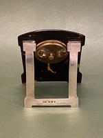 Charming Art Deco Period Tortoiseshell & Silver-mounted “Easel” or Bedroom Timepiece (3 of 6) Charming Art Deco Period Tortoiseshell & Silver-mounted “Easel” or Bedroom Timepiece (3 of 6)