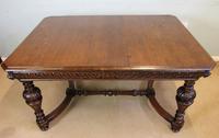 Antique Carved Oak Dining Centre Table (2 of 12) Antique Carved Oak Dining Centre Table (2 of 12)