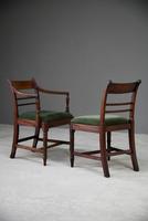 4 Antique Georgian Mahogany Dining Chairs (7 of 12) 4 Antique Georgian Mahogany Dining Chairs (7 of 12)
