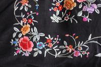 Early 19th Century Chinese Embroidered Silk Piano Shawl (11 of 15) Early 19th Century Chinese Embroidered Silk Piano Shawl (11 of 15)