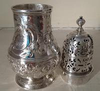 Antique George 1 Britannia Silver Caster - 1715 (3 of 6) Antique George 1 Britannia Silver Caster - 1715 (3 of 6)