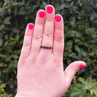 Vintage 18ct Gold Four Garnet Crystal Ring (6 of 9) Vintage 18ct Gold Four Garnet Crystal Ring (6 of 9)
