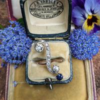 Antique Edwardian 15ct Gold Diamond & Sapphire Upfinger Dress Ring (3 of 12) Antique Edwardian 15ct Gold Diamond & Sapphire Upfinger Dress Ring (3 of 12)