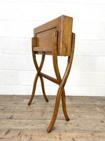 Antique Oak Folding Campaign Desk (9 of 10) Antique Oak Folding Campaign Desk (9 of 10)