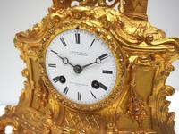 Antique Empire 8-day French Ormolu Mantle Clock – Figural Mantel Clock With Glass Dome (9 of 12) Antique Empire 8-day French Ormolu Mantle Clock – Figural Mantel Clock With Glass Dome (9 of 12)