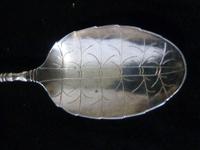 3 x 19thC Chinese Solid Silver Teaspoons with Different Designs - Qing Dynasty. (10 of 12) 3 x 19thC Chinese Solid Silver Teaspoons with Different Designs - Qing Dynasty. (10 of 12)