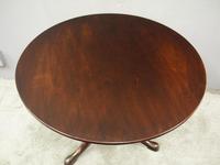 George III Mahogany Snap Top Tripod Table (6 of 7) George III Mahogany Snap Top Tripod Table (6 of 7)
