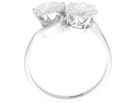 2.85ct Diamond & Platinum Twist Ring - Vintage c.1940 (5 of 9) 2.85ct Diamond & Platinum Twist Ring - Vintage c.1940 (5 of 9)