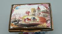 Beautiful 18th Century Georgian Bilston Battersea Enamel Patch Box c.1750 (2 of 8) Beautiful 18th Century Georgian Bilston Battersea Enamel Patch Box c.1750 (2 of 8)