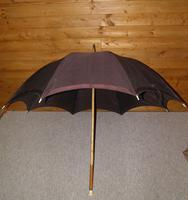 Antique Gold Plate Horse Carriage Driving Umbrella W/ Brown Canopy & Carved Top (11 of 15) Antique Gold Plate Horse Carriage Driving Umbrella W/ Brown Canopy & Carved Top (11 of 15)
