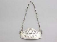 George III Irish Silver Wine Label ' Claret' by Benjamin Tait, Dublin c.1790 (3 of 9) George III Irish Silver Wine Label ' Claret' by Benjamin Tait, Dublin c.1790 (3 of 9)
