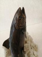 Fine Quality Bronze Sculpture of Leaping Salmon (7 of 8) Fine Quality Bronze Sculpture of Leaping Salmon (7 of 8)