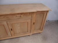 Great 2 Metre Antique Pine 4 Door Dresser Base / TV Stand to wax / paint (3 of 9) Great 2 Metre Antique Pine 4 Door Dresser Base / TV Stand to wax / paint (3 of 9)