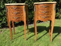 Pair of French Marquetry Bedside Tables (7 of 8) Pair of French Marquetry Bedside Tables (7 of 8)