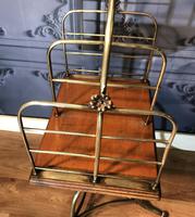 Victorian Brass & Oak Revolving Bookcase (7 of 9) Victorian Brass & Oak Revolving Bookcase (7 of 9)