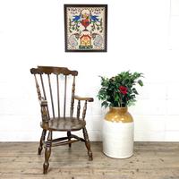 Antique Ash & Elm Armchair with Penny Seat (2 of 9) Antique Ash & Elm Armchair with Penny Seat (2 of 9)