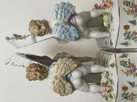 Pair of Small Dresden Victorian Style Porcelain Cherub Table Mirrors (34 of 60) Pair of Small Dresden Victorian Style Porcelain Cherub Table Mirrors (34 of 60)