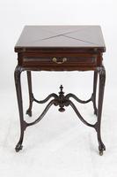 Victorian Mahogany Envelope Card Table (2 of 13) Victorian Mahogany Envelope Card Table (2 of 13)