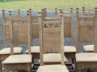 Set 8 Oak Farmhouse Dining Chairs (8 of 14) Set 8 Oak Farmhouse Dining Chairs (8 of 14)