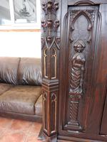 Country Oak Gothic Revival Cupboard 1880 (3 of 10) Country Oak Gothic Revival Cupboard 1880 (3 of 10)