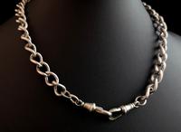 Antique Silver Double Albert Chain, Victorian (2 of 14) Antique Silver Double Albert Chain, Victorian (2 of 14)