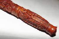 Victorian carved coquilla nut needle case (3 of 5) Victorian carved coquilla nut needle case (3 of 5)