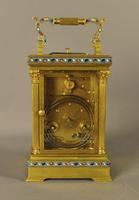 Champleve Repeating Carriage Clock - With original case (6 of 6) Champleve Repeating Carriage Clock - With original case (6 of 6)