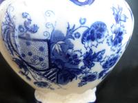 Wash Jug c1890 Blue/White (5 of 5)