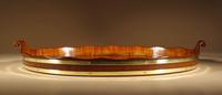 Very Decorative & Useful Original Oval Mahogany Coopered Tray (5 of 9) Very Decorative & Useful Original Oval Mahogany Coopered Tray (5 of 9)
