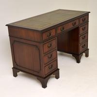 Georgian Style Mahogany Leather Top Pedestal Desk (5 of 10) Georgian Style Mahogany Leather Top Pedestal Desk (5 of 10)
