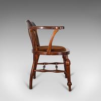 Antique Captain's Chair, English, Mahogany, Armchair, Seat, Edwardian c.1910 (10 of 12) Antique Captain's Chair, English, Mahogany, Armchair, Seat, Edwardian c.1910 (10 of 12)