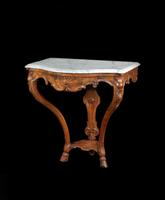Early 18th Century French Regence Walnut Marble Console Table. (3 of 6) Early 18th Century French Regence Walnut Marble Console Table. (3 of 6)