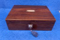 Victorian c.1850 Rosewood Jewellery Box (8 of 16) Victorian c.1850 Rosewood Jewellery Box (8 of 16)