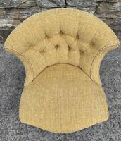 Small Antique Victorian Upholstered Salon Chair (12 of 17) Small Antique Victorian Upholstered Salon Chair (12 of 17)