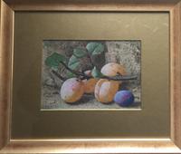 Henry Charles Slater Watercolour - Still Life of Plums (2 of 2) Henry Charles Slater Watercolour - Still Life of Plums (2 of 2)