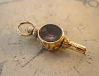 Goergian Pocket Watch Chain Fob 1830s Antique 10ct Gold Filled Stone Set Fob (2 of 9) Goergian Pocket Watch Chain Fob 1830s Antique 10ct Gold Filled Stone Set Fob (2 of 9)