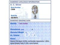 8.84ct Pink Topaz, 1.80ct Aquamarine, 0.10ct Ruby & Enamel, 15ct Yellow Gold Pendant - Antique c.1910 (7 of 9) 8.84ct Pink Topaz, 1.80ct Aquamarine, 0.10ct Ruby & Enamel, 15ct Yellow Gold Pendant - Antique c.1910 (7 of 9)