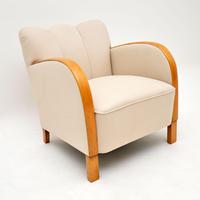Pair of Swedish Art Deco Satin Birch Armchairs (4 of 11) Pair of Swedish Art Deco Satin Birch Armchairs (4 of 11)