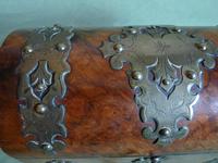 Figured Walnut Tea Caddy. 100% Original. C1880 (9 of 11) Figured Walnut Tea Caddy. 100% Original. C1880 (9 of 11)