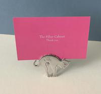 Pair of Novelty Edwardian Silver Cat Menu Holders (2 of 5) Pair of Novelty Edwardian Silver Cat Menu Holders (2 of 5)