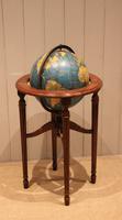 12" Crams Terrestrial Globe In A Walnut Stand (1 of 12)