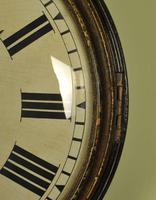 Early Large Convex Wooden Dial Clock (4 of 10) Early Large Convex Wooden Dial Clock (4 of 10)