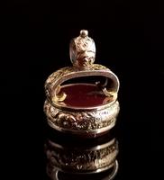 Antique Victorian 9ct Gold Carnelian Seal Fob (5 of 13) Antique Victorian 9ct Gold Carnelian Seal Fob (5 of 13)