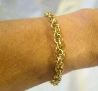 Vintage Bracelet 1970s 12ct Gold Filled Fancy Link with Stamped Bolt Ring (10 of 10) Vintage Bracelet 1970s 12ct Gold Filled Fancy Link with Stamped Bolt Ring (10 of 10)